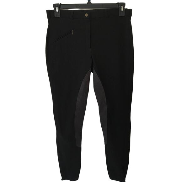 Tuff Rider Ride N Go 30L Hip Hugger Competition Black Ladies Full Seat Breeches - Picture 1 of 3